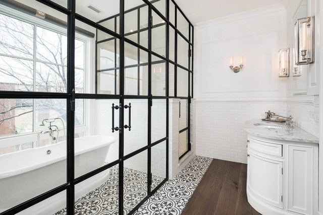 master-bathroom-enclosed-tub-tiled-pony-wall-separates-tub-from-shower
